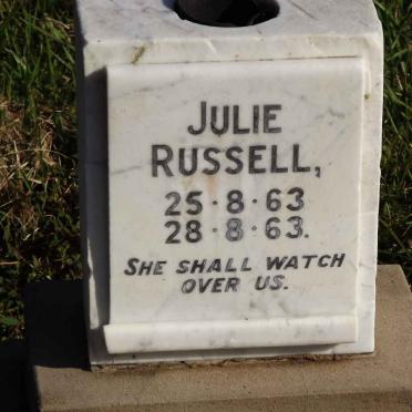 RUSSELL Julie 1963-1963