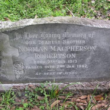 ROBERTSON Norman Macpherson 1913-1967