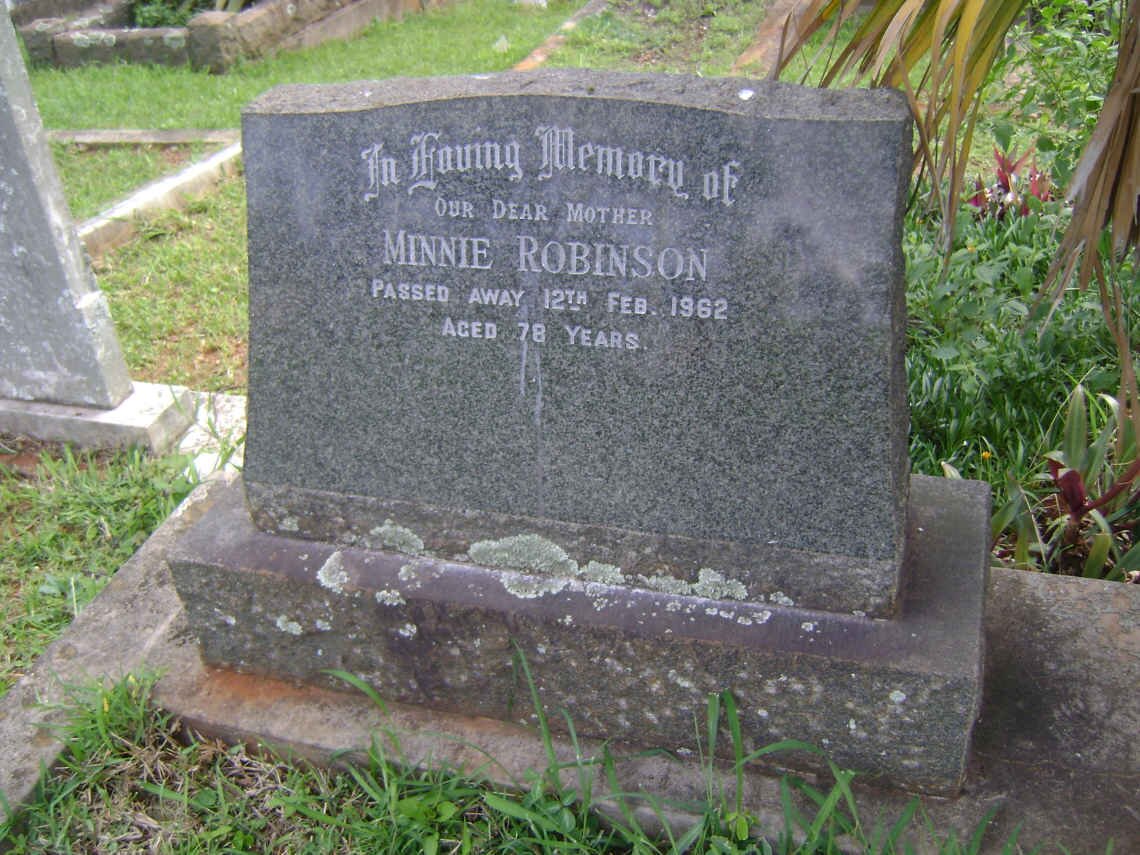 ROBINSON Minnie -1962