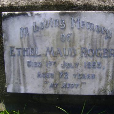 ROGERS Ethel Maud -1965