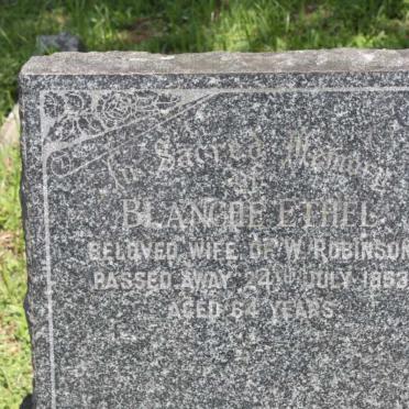 ROBINSON Blanche Ethel -1953