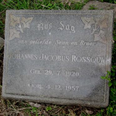 ROSSOUW Johannes Jacobus 1920-1957