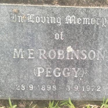 ROBINSON M.E. 1898-1972