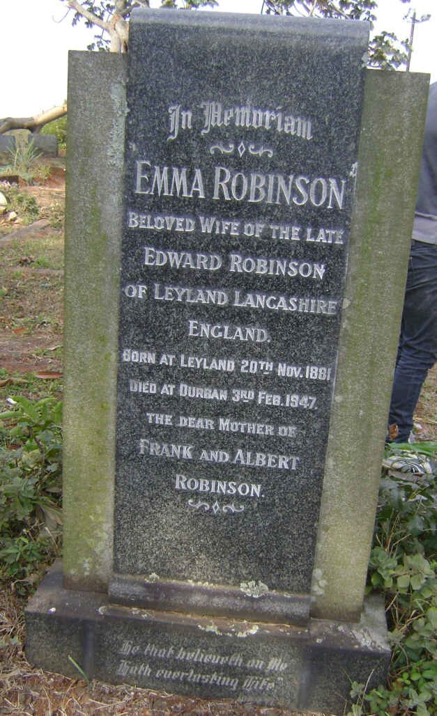 ROBINSON Emma 1881-1947