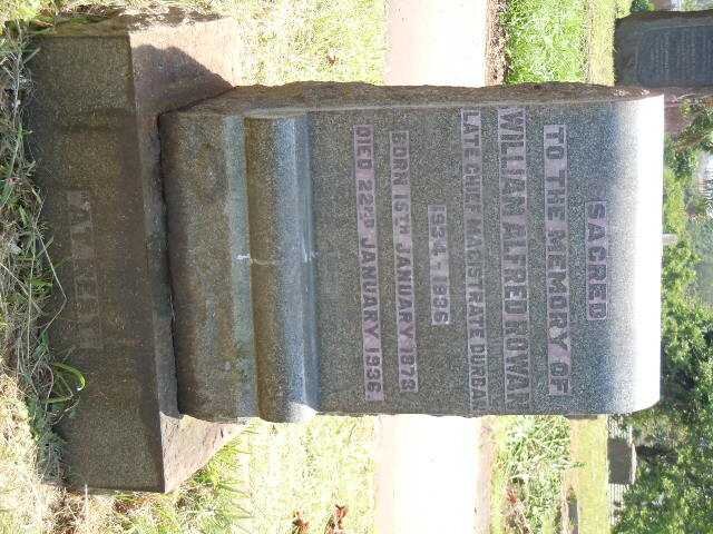 ROWAN William Alfred 1878-1936