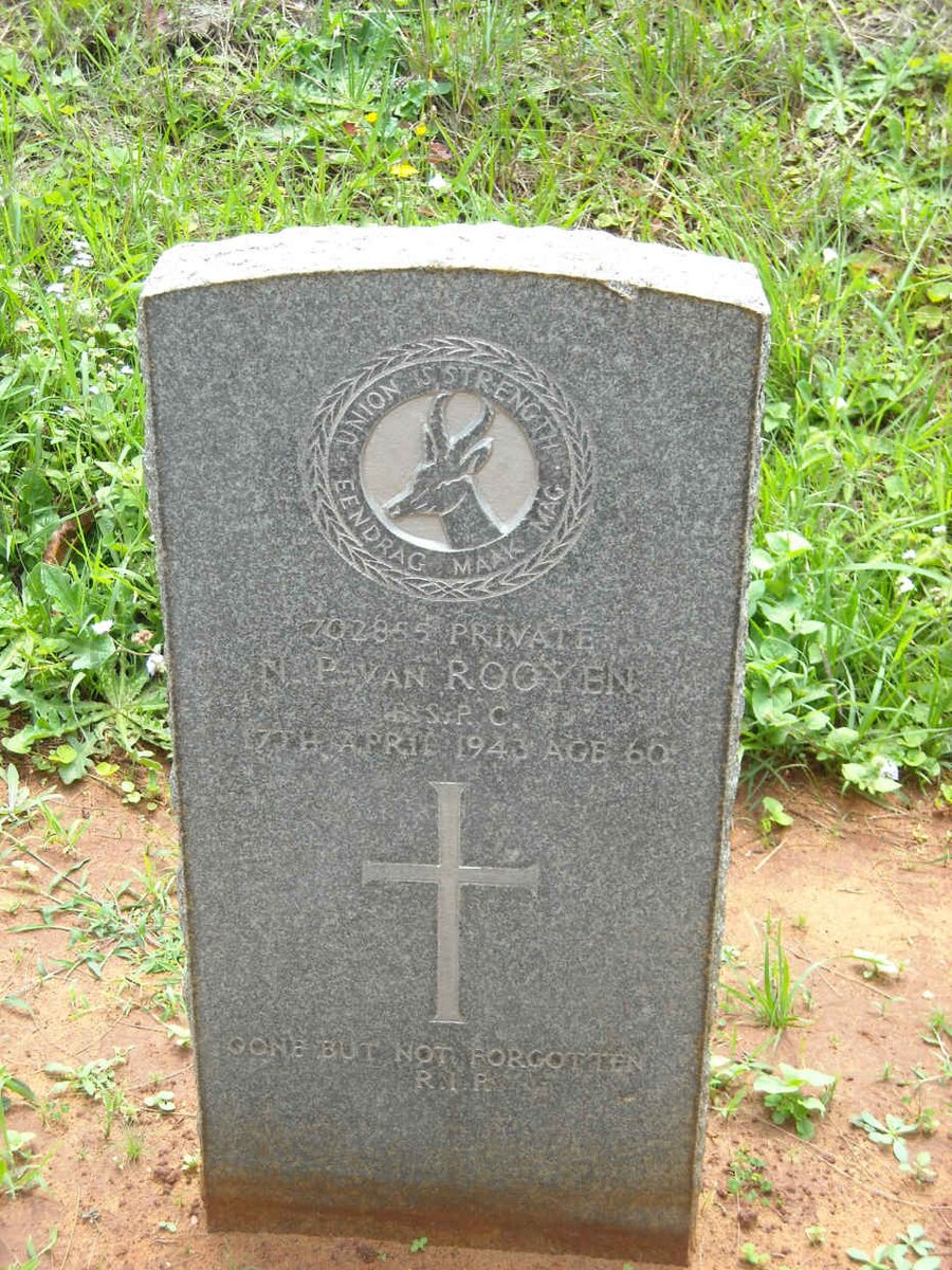 ROOYEN N.P., van -1943
