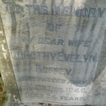 ROFFEY Dorothy Evelyn -1940 