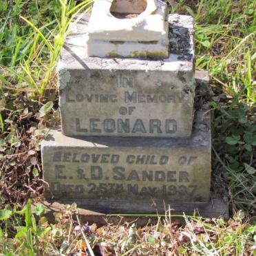 SANDER Leonard -1937