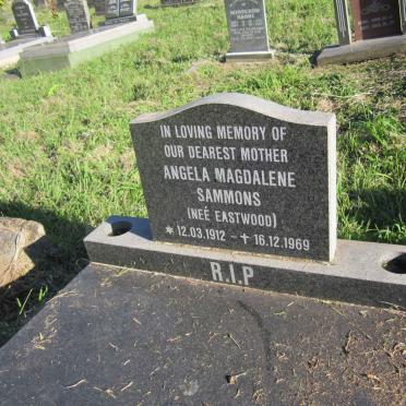 SAMMONS Angela Magdalene nee EASTWOOD 1912-1969