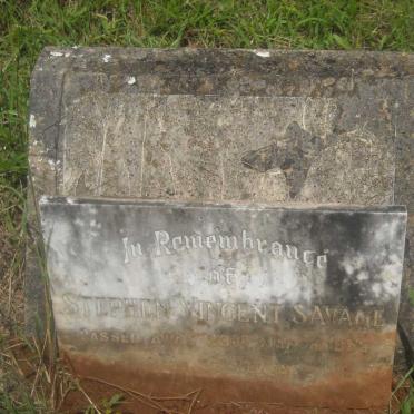 SAVAGE Stephen Vincent -1955