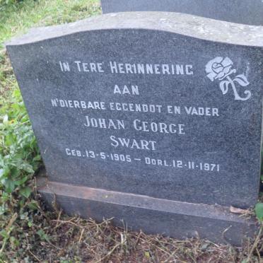 SWART Johan George 1905-1971