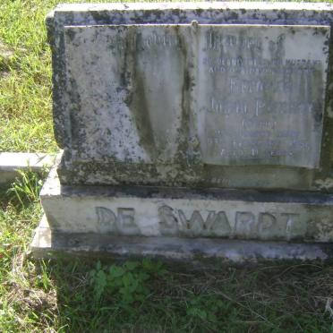 SWARDT Fredrick Johan Pienaar, de -1951