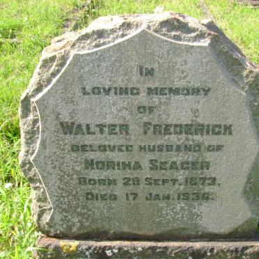 SEAGER Walter Frederick 1873-1936