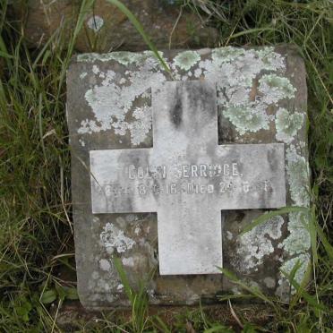 SERRIDGE Herbert 1884-1935 &amp; Gladys 1890-1963 :: SERRIDGE Vernon Holman -1944