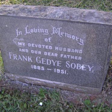 SOBEY Frank Gedye 1885-1951