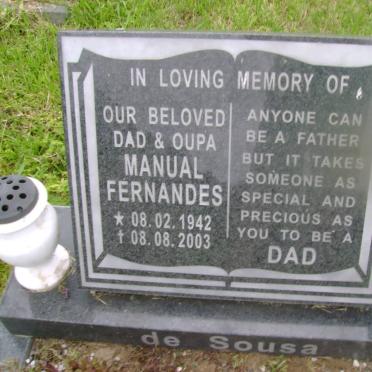 SOUSA Manual Fernandes, de 1942-2003