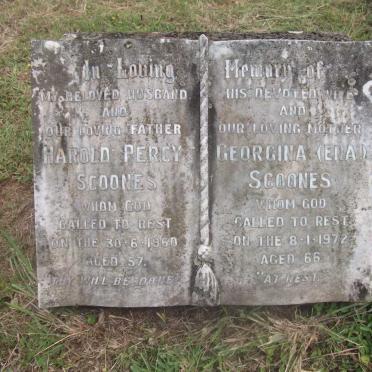 SCOONES Harold Percy -1960 &amp; Georgina -1972