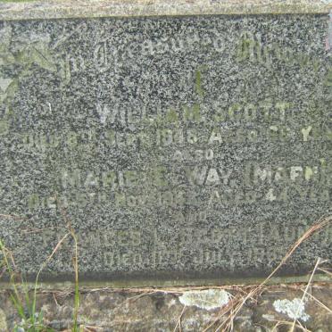 SCOTT William -1948 &amp; Frances L. -1965 :: WAY Marie E. 1943