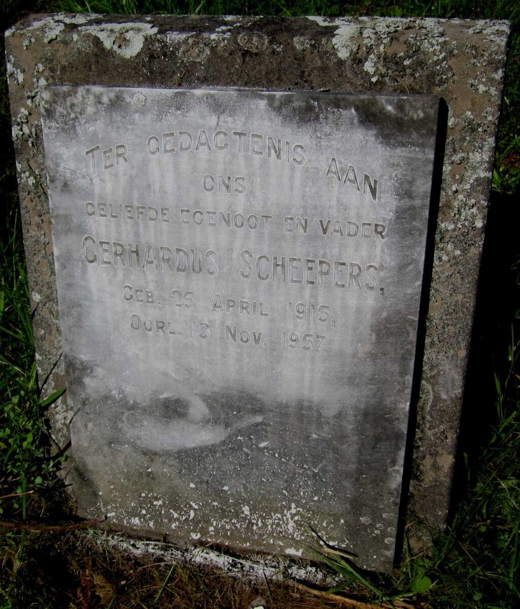 SCHEEPERS Gerhardus 1915-1957