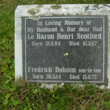 SCOTFORD Henri 1884-1967 :: DOBSON Fredrick 1944-1972