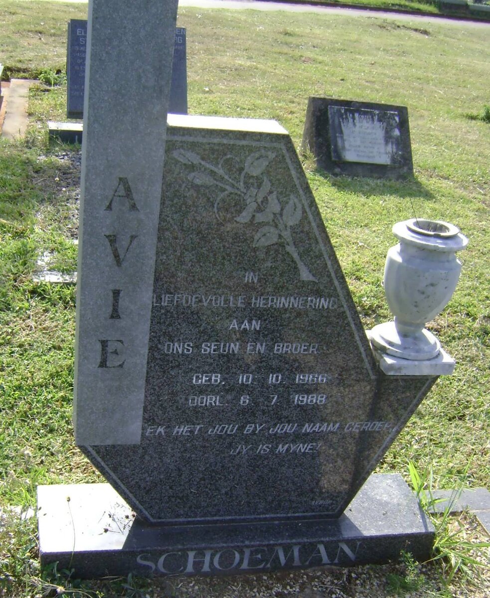 SCHOEMAN Avie 1966-1988