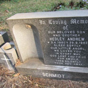 SCHMIDT Hedley Andrew 1980-1982