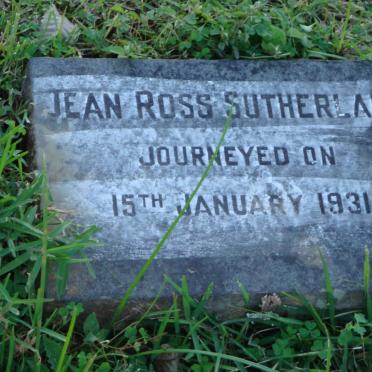 SUTHERLAND Jean Ross -1931