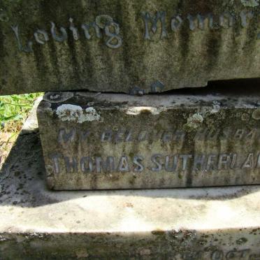 SUTHERLAND Thomas -1921 