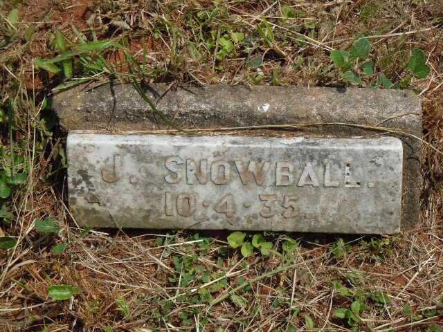 SNOWBALL J. -1935