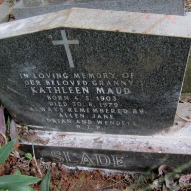 SLADE Kathleen Maud 1903-1979