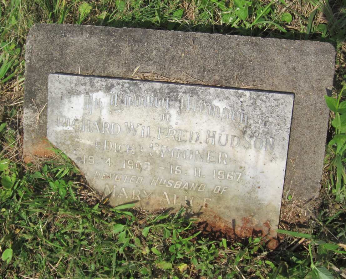 SPOONER Richard Wilfred Hudson 1903-1967