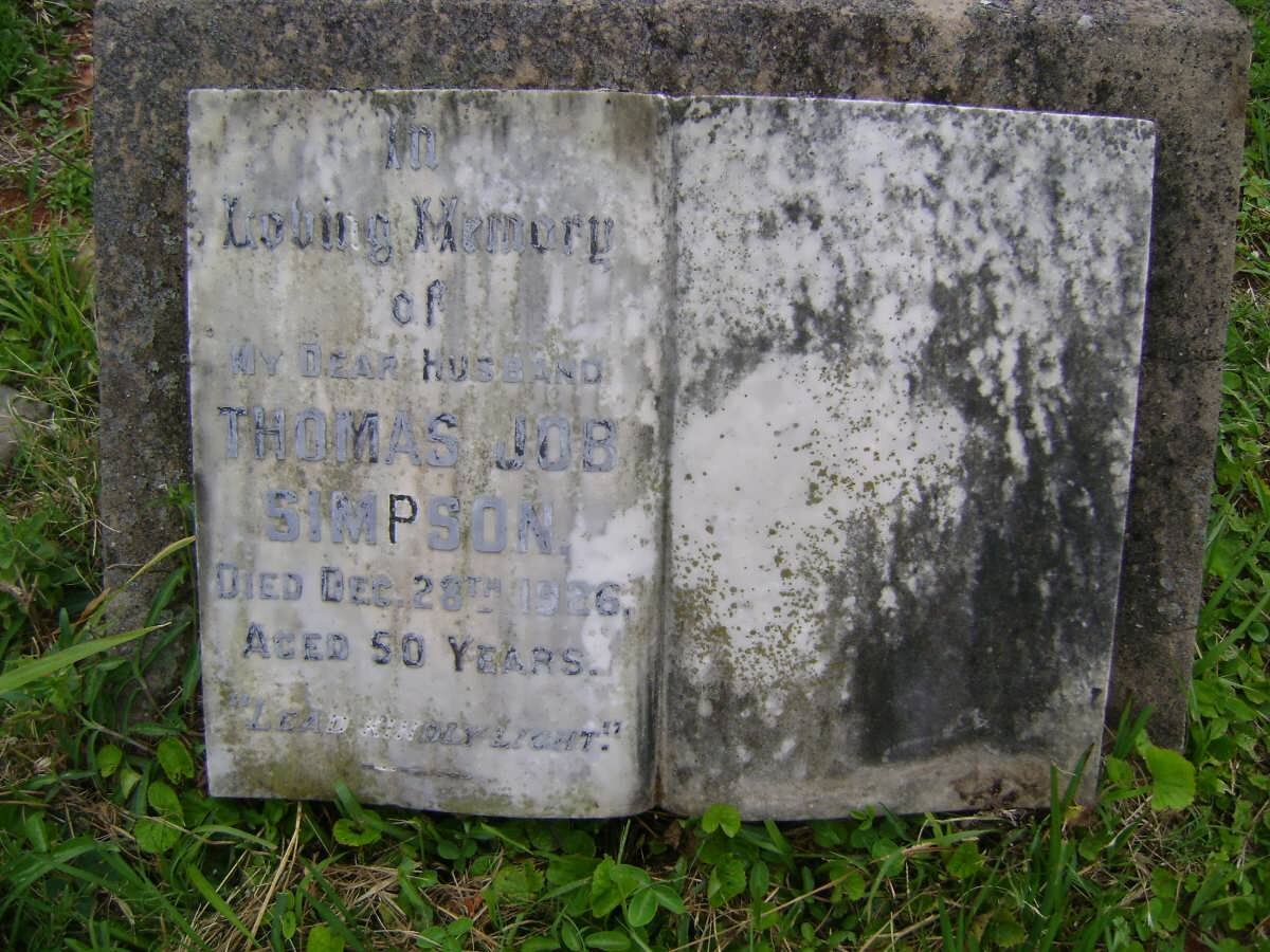 SIMPSON Thomas Job -1926