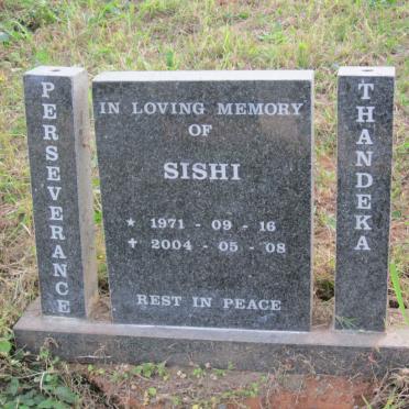 SISHI Perseverance Thandeka 1971-2004