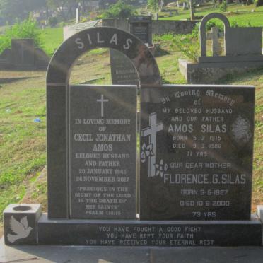 SILAS Amos 1915-1986 &amp; Florence G. 1927-2000 :: SILAS Cecil Jonathan Amos 1945-2017