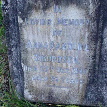 SIGURDSEN Anna Karoline -1940