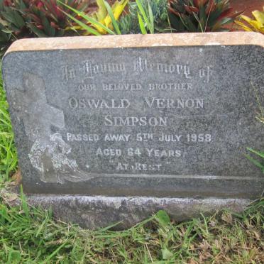 SIMPSON Oswald Vernon -1958