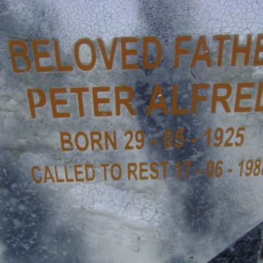 SIMONS Peter Alfred 1925-1988 &amp; Evelyn Johanna 1929-1975 :: SIMONS Peter Anthony 1956-1981