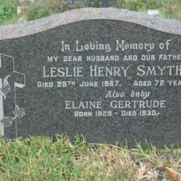 SMYTHE Leslie Henry -1967 :: SMYTHE Elaine Gertrude 1929-1930