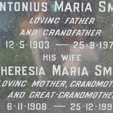 SMITS Antonius Maria 1903-1976 &amp; Theresia Maria 1908-1998