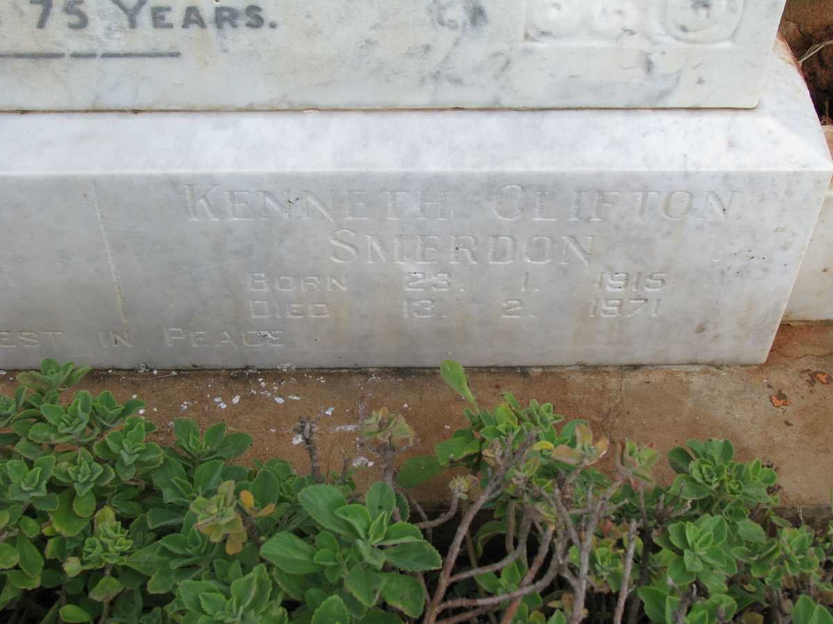 SMERDON Kenneth Clifton 1915-1971