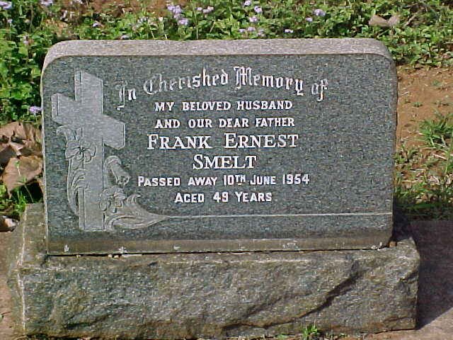 SMELT Frank Ernest -1954