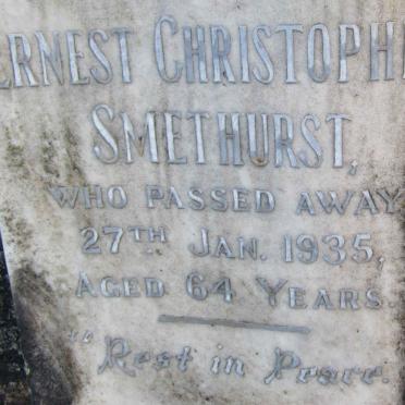 SMETHURST Ernest Christopher -1935