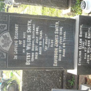 SMITH Davidson James -1956 &amp; Betsy Wilson -1940 :: SMITH John Wilson -1962 &amp; Evelina Ellen -1961