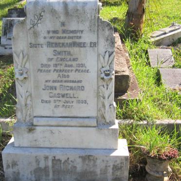 SMITH Rebekah Wheeler -1931 :: CASWELL John Richard -1933