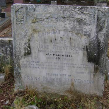 STEVENSON Alice Jane -1947