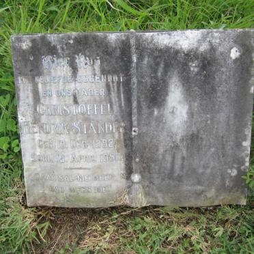 STANDER Christoffel Hendrik 1892-1956