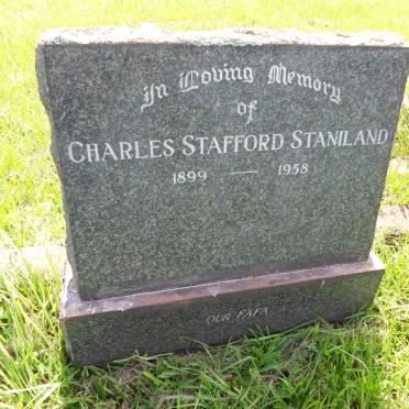 STANILAND Charles Stafford 1899-1958