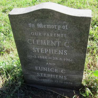 STEPHENS Clement C. 1886-1961 &amp; Eunice C. 1906-1979