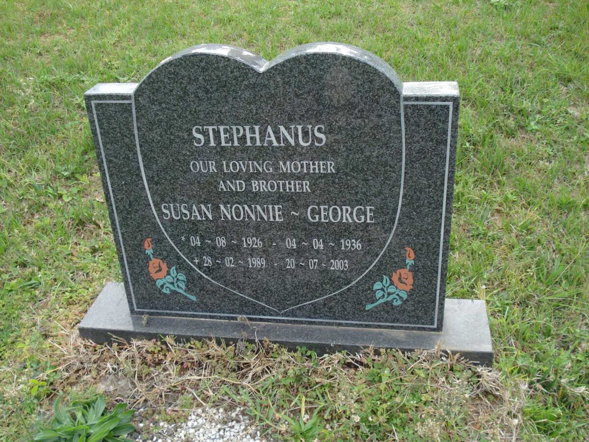 STEPHANUS Susan Nonnie 1926-1989 :: STEPHANUS George 1936-2003