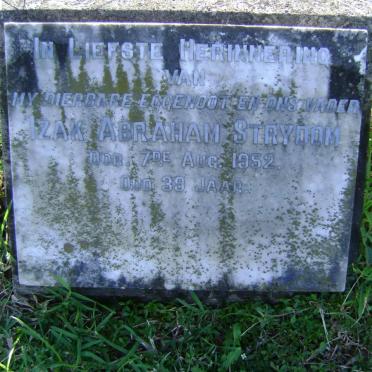 STRYDOM Izak Abraham -1952